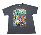 Marvel superheroes T Shirt Adult 2XL XXL gray 100% Cotton short sleeve outdoors