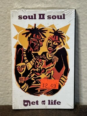 Rare! 1989 VTG Soul II Soul Get A Life Single (Cassette) Tape - SEALED NOS NEW - Image 1 of 4