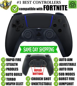 Pro Modded Controller for Fortnite Silent Modz Rapid Fire Remap Paddles for PS5 - Picture 1 of 7
