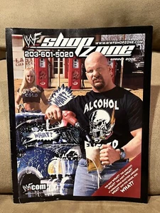 WWF SHOP ZONE Merchandise Katalog Frühjahr 2002 Stone Cold Steve Austin Divas WWE - Bild 1 von 3