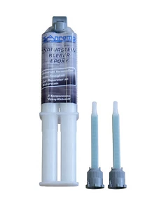 NATURSTEIN KLEBER 25ml + 2 Mischdüsen 2-Komponenten Klebstoff Epoxidharz Kleber  - Bild 1 von 1
