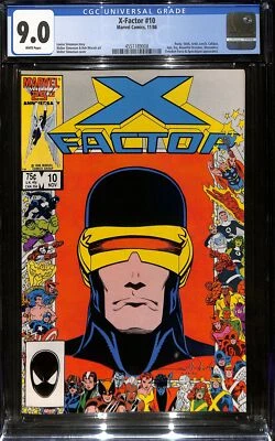 X-Factor #10 (Marvel, 1986) CGC 9.0 - Second appearance of Apocalypse - Image 1 of 2