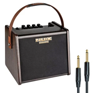 Amplificador Acústico Portátil Nux AC-25 Amplificador para Guitarra y Bajo + Cable de Clava - Imagen 1 de 8