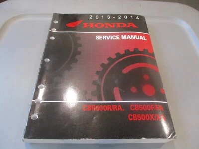 Honda OEM Service Manual 2013-2014 CBR500 R/RA CB500 F/FA CB500 X/XA 61MGZ01 - Image 1 of 3