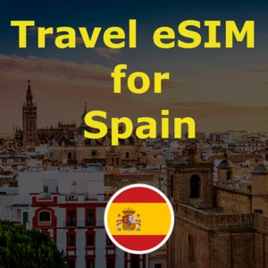 Spain Travel SIM eSIM | 7-30 Days, 1-5GB | Data Roaming On-the-Go - Picture 1 of 5