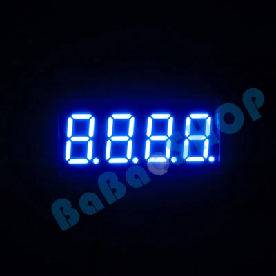 2pc~100pcs 0.36" 0.36 inch 7 Segment Display Red / Blue LED 4 Digit Common Anode - Image 1 of 4