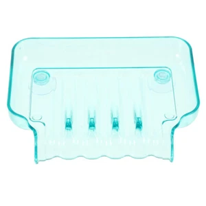 Bathroom Organizer Soap Holder Basket Suction Cup Dish Travel Sponge - Picture 1 of 12
