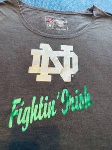 Notre Dame Fighting Irish Sleeveless Shirt Women's XL - Picture 1 of 3