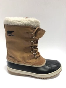 Sorel Men’s 1964 Pac Nylon, Brown Waterproof Winter Boots, Size 10 M - Picture 1 of 7