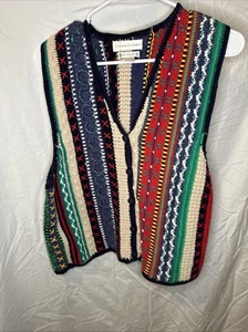 Vintage Casual Corner Strickweste von Hand Damen Medium " - Bild 1 von 5