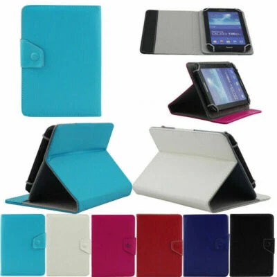 For 7" 8" 9.6" 9.7"10.1" Inch Android Tablet Universal Leather Stand Case Cover - Image 1 of 4