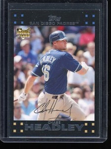2007 Topps Baseball Chase Headley Rookie RC Card #193  San Diego Padres