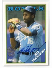 2005 Topps Fan Favorites AUTO Bo Jackson #FFA-BJ! Kansas City Royals! Autograph!