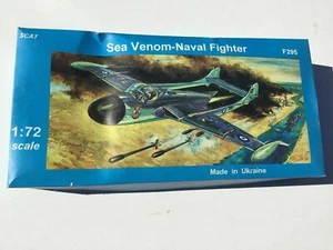 vintage model plane kit war Ukraine scat F295 Sea Venom NAVY fighter 1:72 - Picture 1 of 6