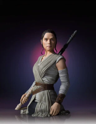 Star Wars El Despertar de la Fuerza Busto Rey 728/2500 Suave Gigante Daisy Ridley SELLADO Foto 1 de 4