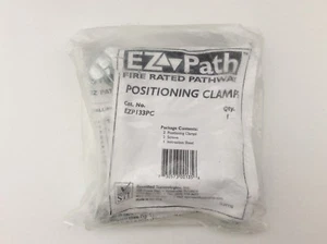NEW Sealed EZ Path Fire Rated Pathway Positioning Clamps 2 Clamps EZP133PC - Photo 1/1