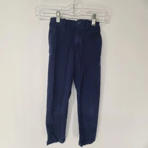 Crewcuts Factoy Boys Kid's Casual Slim Chino Pants Dark Blue Size 8 Youth - Picture 1 of 6