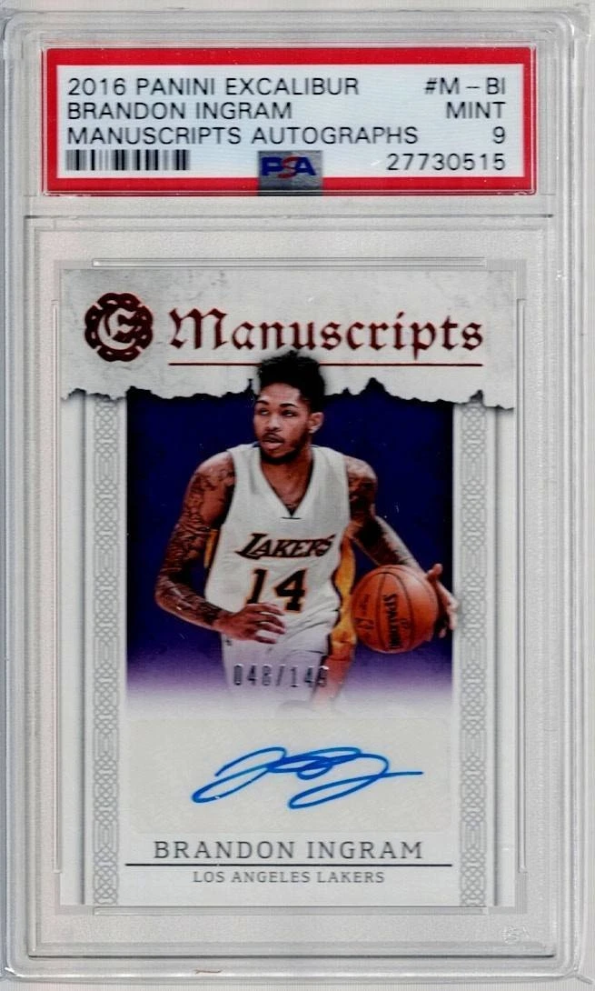 Brandon Ingram Basketball Autographed Sports Trading Cards