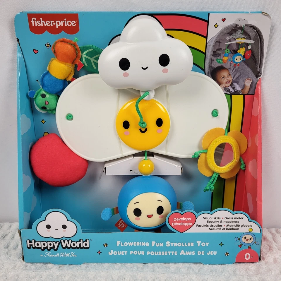 Carrinho Fisher Price Floração Divertido Clipe Brinquedo Móvel Mundo Feliz Novo Na Caixa - Imagem 1 de 4