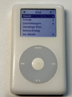 Apple iPod classic 4. Generation 4g weiß (256 GB) A1059 Retro Flash Umbau 20GB - Bild 1 von 4