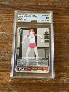 Nora: Winning Advice - RWBY/WX03-067 - C - RWBY Weiss Schwarz Graded AGS 10 - Picture 1 of 3