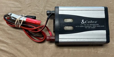 Cobra CPI 480 Dc To Ac Inverter 400w Cont. 800w Peak - Image 1 of 4