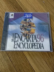 Microsoft Encarta 96 Encyclopedia CD-Rom for Windows 95 Vintage NEW SEALED - Picture 1 of 4