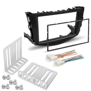Double DIN Radio Dash Kit W/Radio Wire Harness for 2006-2012 Toyota RAV4 - Picture 1 of 9