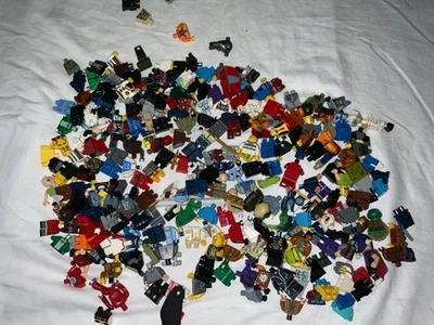 Bulk Lot Of Lego Minifigure + Parts + Accessories Star Wars , marvel , ninjago - image 1 of 4
