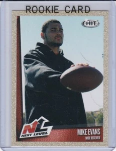 MIKE EVANS ROOKIE CARD Next Level GOLD GLITTER INSERT RC Football 2014 TB Bucs! - Picture 1 of 2