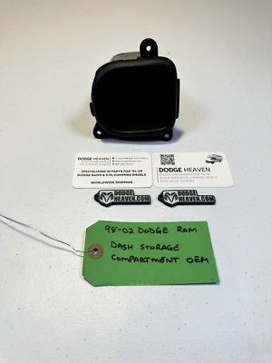 Dodge Ram Truck 1500 2500 3500 1998-2002 fabricante de equipos originales tablero almacenamiento cubby pocket Foto 1 de 4