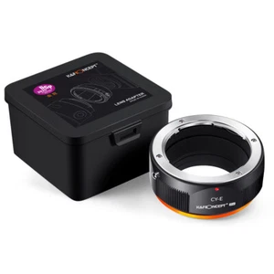K&F Concept Adapter Pro für Contax Yashica CY Objektiv auf Sony E a6000 a7R2 A73 A7R4 - Bild 1 von 3