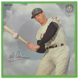 1962 AURAVISION SPORTS CHAMPIONS BOB ALLISON FLEXI-DISC UNPUNCHED - Bild 1 von 2