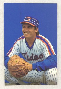 1986 John Gibbons, Tidewater Tides TCMA Stars of the Future Color Postcard
