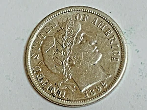 US MÜNZE BARBER DIME 1892 O - Bild 1 von 2