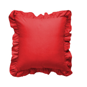 Side Edge Ruffle 1 Pair Pillowcase 100% Egyptian Cotton 800 TC All Color & Size