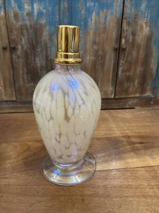 White Hand  Blown Glass Aroma Lamp With Scentier Wick - Picture 1 of 5