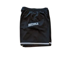 Mitchell and Ness NBA Houston Rockets  Blackout  Swingman Shorts Men Multiple Sz - Picture 1 of 9