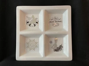 St. Nicholas Square Greenhouse Serving Tray with 4 Sections Christmas - USED - Picture 1 of 4