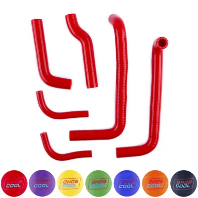 2007-2015 Gas Gas EC125 EC200 EC250 EC300 Red Silicone Coolant Radiator Hose Kit - Image 1 of 4
