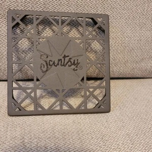 Scentsy Square Metal Trivet Tray Jar Candle Warmer Stand in Box - Picture 1 of 2