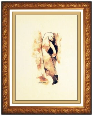 An Original Drawing by Hessam Abrishami, 28x23 framed with COA - Image 1 of 3