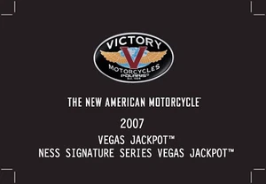 Libro Manual del Propietario Victory 2007 Ness Signature Series Vegas Jackpot - Imagen 1 de 12