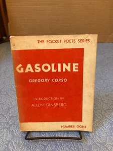 GREGORY CORSO Gasoline / City Lights 1960 1st/4th Beat Poetry - Imagen 1 de 3