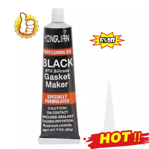 Silicone Instant Gasket Maker- black Hi Temperature Sealant 50G-Tube Engine - Picture 1 of 12