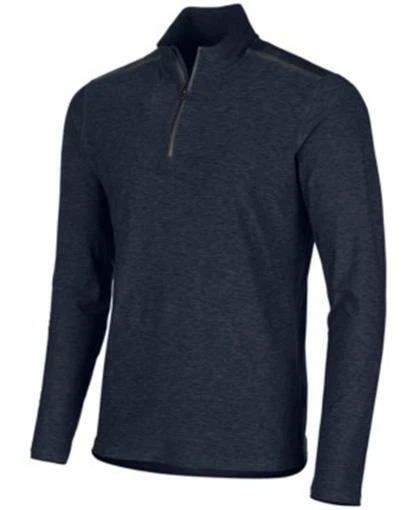 Ideology Mens XXXL 3XL Night Sky Blue Heather Core Bonded Quarter Zip Pullover - Image 1 of 1