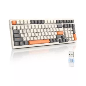 ZIYOULANG K96 Tastiera Meccanica Wireless, Ricevitore 2 in 1 Doppia Modalità 2.4G/BT5.0 - Foto 1 di 25
