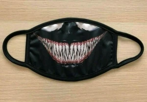 Marvel Carnage Smile Washable Reusable Sublimated Face Mask Mouth Mask Cover New - Picture 1 of 2