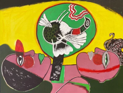 Corneille (Guillaume van Beverloo) L'ARBRE A OISEAU Litografía sobre Arcos Papel... Foto 1 de 3