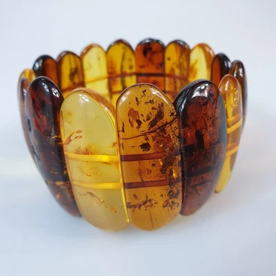 Armband Bernstein Bunter Baltischer Bernstein Bernstein Schmuck ostsee schmuck - Bild 1 von 4